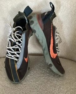 Nike React WR ISPA Velvet Brown Terra 87 Orange Element AR8555-200 Sz 36.5 - Picture 1 of 5