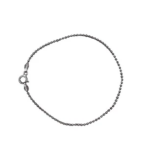 Sterling Silver Mini Ball Chain Bracelet MD28V 7.25" Delicate - Picture 1 of 5