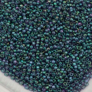 Toho Semi Perline 15/0 Montana Blu Trasparente Arcobaleno 10g #321 10647225 - Foto 1 di 1