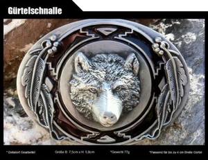 Gürtelschnalle Grizzly Bär Western Indianer Amerika Cowboy Buckle 111 - Bild 1 von 1