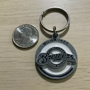 2005 Milwaukee Brewers MLB Baseball Siskiyou Sports Pewter Keychain Key Ring - Picture 1 of 2