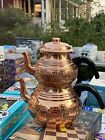 Turkish Copper Tea Pot Set kettle traditional Fast shipping