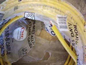 CME 12/3 Romex NM-B x 100' Electrical Cable - Picture 1 of 2