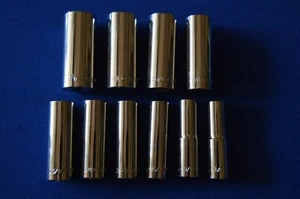Craftsman 10 PC 1/2" Drive 12 PT Deep SAE 1/2" - 1-1/16" Socket 526 - Picture 1 of 1