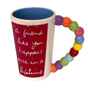 Taza alta Friendship Sandra Magsamen Studios 5,5" colorida - Imagen 1 de 7