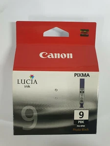 Genuine Canon Original PGI-9PBK Photo Black Ink Cartridge (530 pages) PGI9PBK - Picture 1 of 3