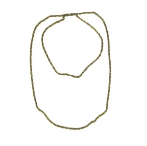 Collar multihebra cadena Goldtone 19 pulgadas unisex vintage 1970 1980 joyería - Imagen 1 de 9