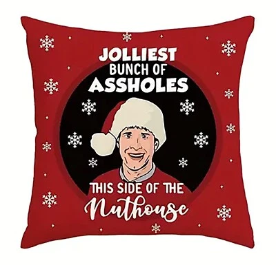 Nueva funda de almohada Christmas Vacation Jolliest This Side of the Nuthouse Clark Foto 1 de 4