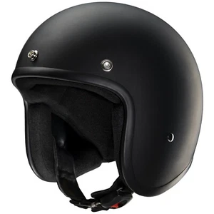 Redbike RB-674 Jethelm Roller-Helm Halbschale Motorradhelm Retro Matt-Schwarz - Bild 1 von 18