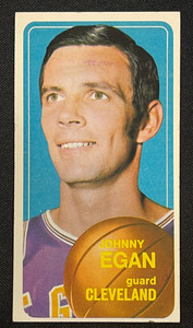 1970-71 Topps NBA Basketball Card TALL BOY Johnny Egan #34 Exmt Range KB M3