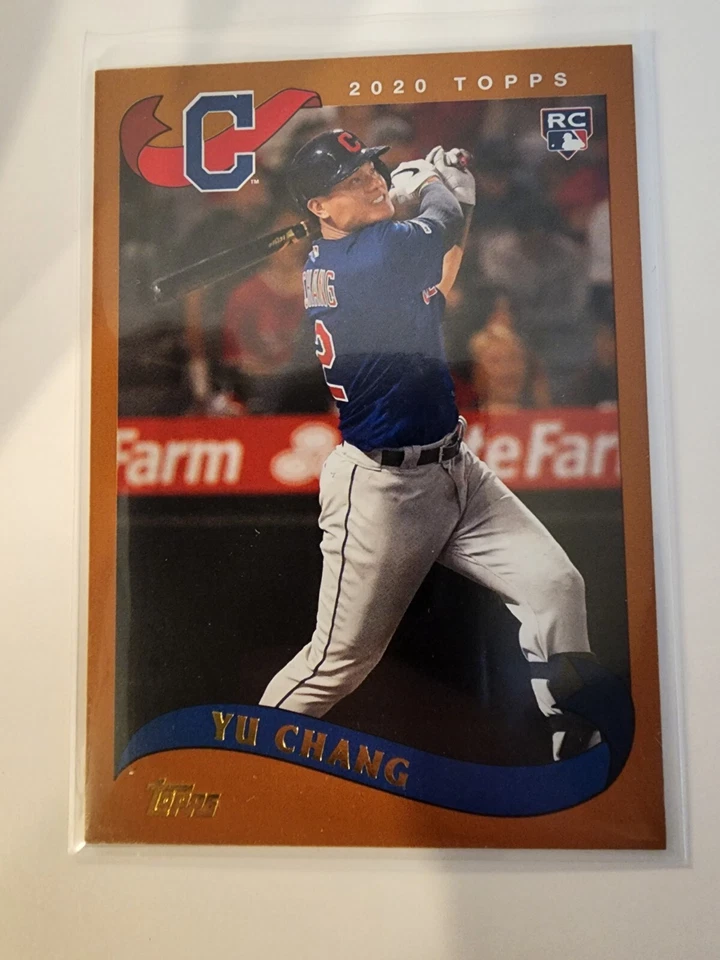  2020 Topps Archives #292 Yu Chang RC (ref 108037) - Image 1 of 2