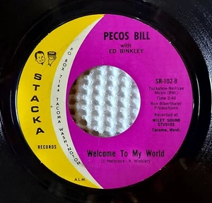 PECOS BILL • ED BINKLEY Lady Of Spain Orig '67 STACKA NW Country Instrumental 45 - Picture 1 of 1
