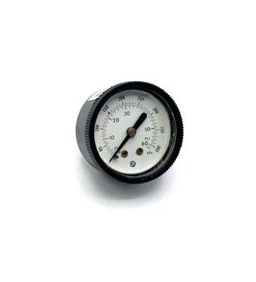 CPI 0-60 PSI 0-400 kPa Pressure Gauge 1/8" NPT Back Mount - Image 1 of 2