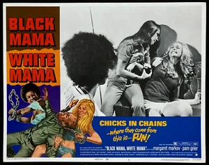 BLACK MAMA WHITE Film Lobbykarte Poster Pam Grier Blaxploitation Sexploitation - Bild 1 von 1