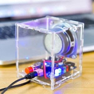 Bluetooth Speaker DIY Kit Power Amplifier 2In Speaker Box Transparent Shell - Picture 1 of 11