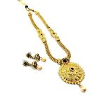 Indian Bridal Gold Plated Jewelry Set Traditional Ethnic Partywear For Women