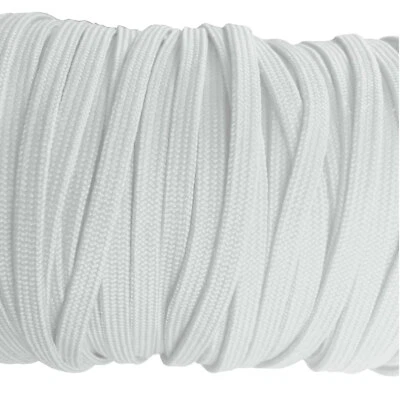 Eloja® Korsett Schnur stabil aus Baumwolle 5 mm Breit Weiß