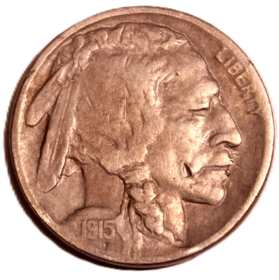 1915 D Buffalo Nickel XF - DETAILED-SUP192 - Image 1 of 2