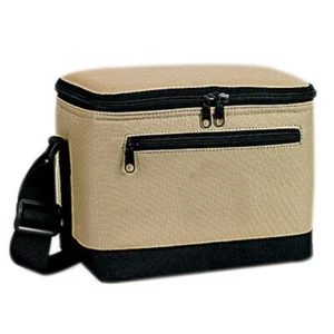 10 Pk Deluxe 6-Pack Cooler Khaki 6CP-2706 - Picture 1 of 2