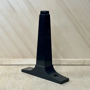 Single Used, Blemished Baldwin M/R/L Grand Piano Leg- Satin Ebony Finish- 21” - Picture 1 of 7