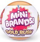 Brand new Surprise Mini Brands GOLD RUSH Capsule Sealed Ball 5 surprise pieces