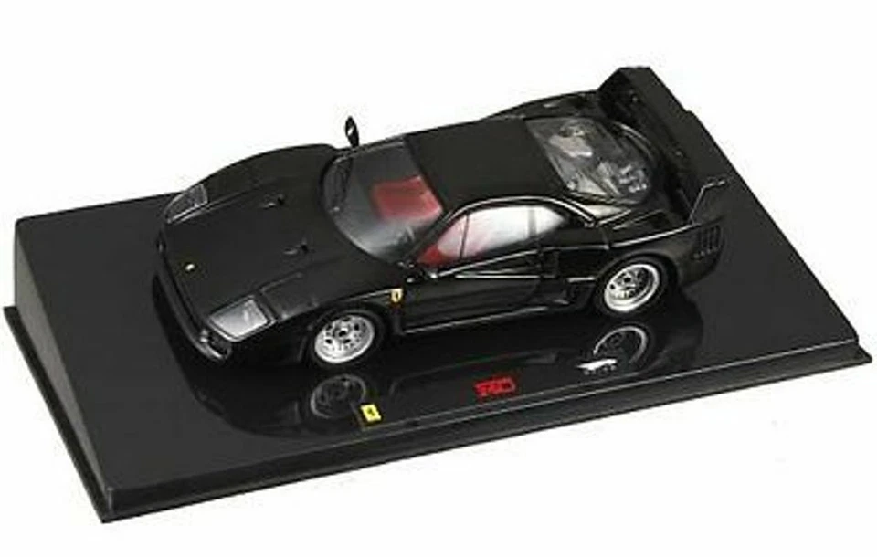 FERRARI F40 NERA BLACK HOTWHEELS P9932 1/43 METAL LIMITED 10000 PIECES 1987 - Photo 1/1