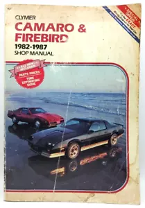 1982-87 Clymer Camaro and Firebird Shop Manual Service Guide #A257 - Foto 1 di 6