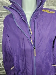 Superdry Jacket Womens Size Small Purple Excellent Condition - Picture 1 of 14