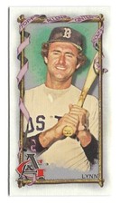 2023 Topps Allen & Ginter FRED LYNN Short Print SP MINI Insert Card #332 SOX
