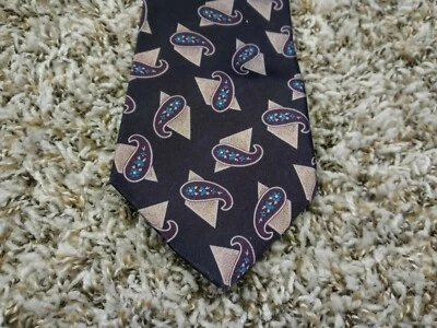 Corbata Alexander Lloyd marrón cachemir cuello Foto 1 de 4