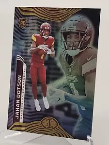 2022 PANINI ILLUSIONS JAHAN DOTSON PREMIUM THICK BASE ROOKIE CARD COMMANDERS 99 - Picture 1 of 2
