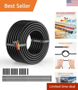 18 Gauge Wire 3 Conductor Electrical Wire, 18 AWG Wire Stranded PVC Cord, 12V... - Picture 1 of 5