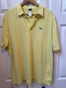 Patagonia Herren Large Fisch Logo Bio Baumwolle Poloshirt gelb - Bild 1 von 7