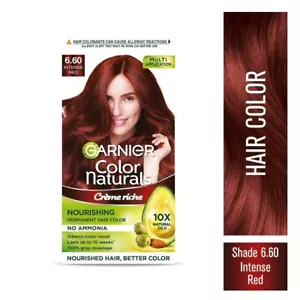 Garnier Color Naturals Crème hair color, Shade 6.60 Intense Red, 70ml + 60g - Picture 1 of 10