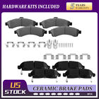 Front+Rear Ceramic Brake Pads For Buick Rainier Chevy Ssr Trailblazer Ext Gmc