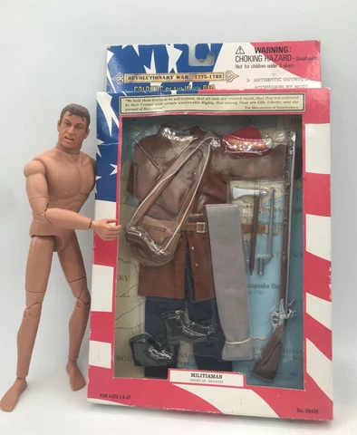 Soldiers Of The World SOTW American Revolution Militia Man uniform & 1:6 Figure Cover
