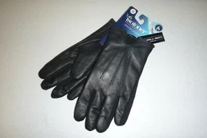 Isotoner mens Gloves SMART Sleekheat soft Leather designer touch gloves -Medium - Picture 1 of 7