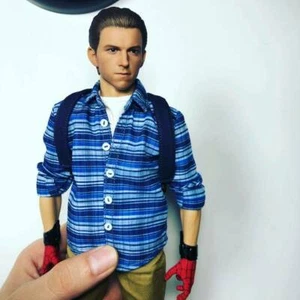 TOP-003 1/6 Scale Spider-Man Tom Holland Head Sculpt&Clothes Set Fit 12" Figure - Picture 1 of 3