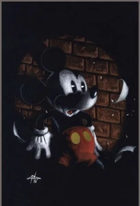 Disney Comics #13 Dell'Otto Mickey Mouse GOLD FOIL w/ gold COA - Picture 1 of 2