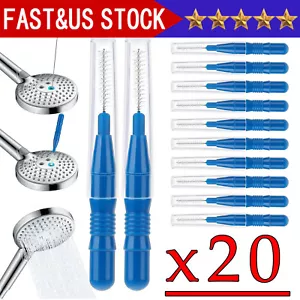 Paquete de 20 cepillos de limpieza de cabezal de ducha - cepillos anti-obstrucción de poros pequeños - Imagen 1 de 9