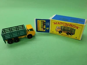 Vintage Matchbox # 4 Stake Truck Lesney With Box - Picture 1 of 7