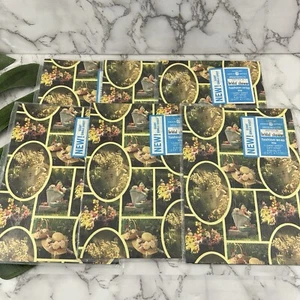 American Greetings Vintage Geschenkpapier Bridal Shower 90er versiegelt rosa Blumen - Bild 1 von 4