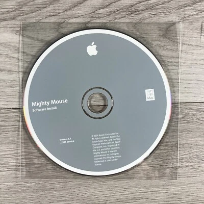 Mighty Mouse Software Install Version 1.3 Apple Software CD Disc - Image 1 of 2