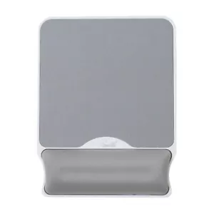 Grey Ergonomic Padded Mouse Pad Wrist Rest Memory Foam Soft Comfortable Support - Picture 1 of 10