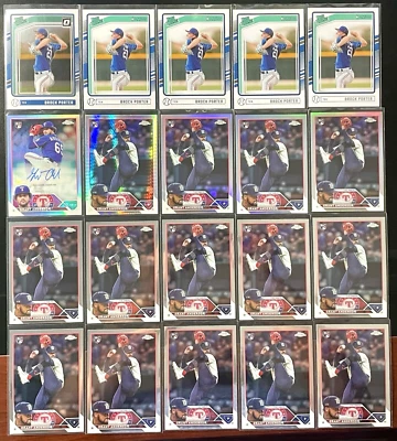 BROCK PORTER 2024 Panini Donruss Optic RATED PROSPECT - Texas Rangers Lote 20 Foto 1 de 4