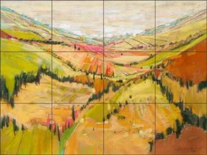 Tuscan Tile Backsplash Jennifer Gardner Landscape Art Ceramic Mural OB-JG463 - Picture 1 of 2