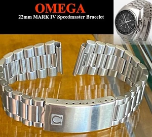 OMEGA New MARK IV Speedmaster 22mm Stainless Bracelet Ref, 1162/172 - Picture 1 of 13