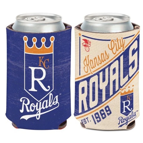 KANSAS CITY ROYALS COOPERSTOWN COLLECTION SOFT FOAM CAN COOZIE HOLDER COOLER Cover