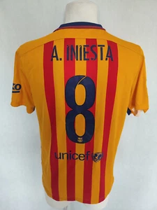 Barcelona Away Fußball Trikot 2015 - 2016 Trikot #8 Andres Iniesta Nike Gr. M - Bild 1 von 12