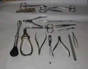 Professionelle Nagelpflege Maniküre- und Pedikürewerkzeuge 23 Stück insgesamt - Bild 1 von 2